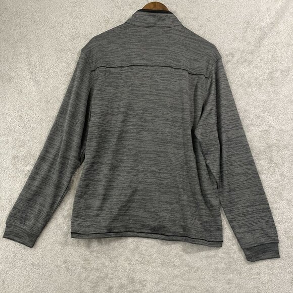 NEW Pebble Beach Men's M Dry-Luxe Performance 1/4 Zip Pullover Sweatshirt Grey - Picture 4 of 8